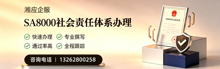 银川SA8000社会责任体系认证服务